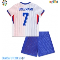 Camisa de time de futebol França Antoine Griezmann #7 Replicas 2º Equipamento Infantil Europeu 2024 Manga Curta (+ Calças curtas)